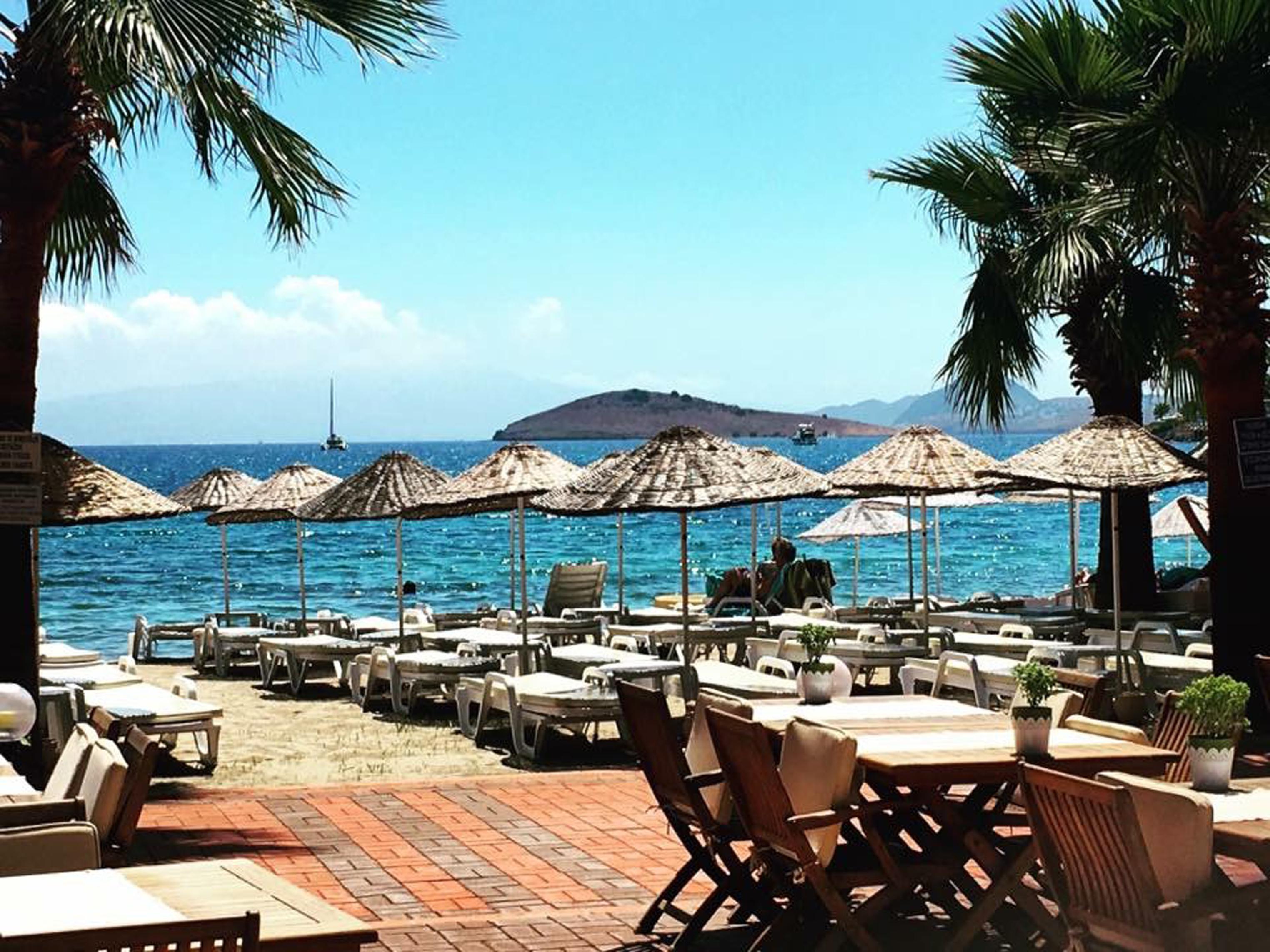 Toloman Hotel Bitez Beach Kültér fotó